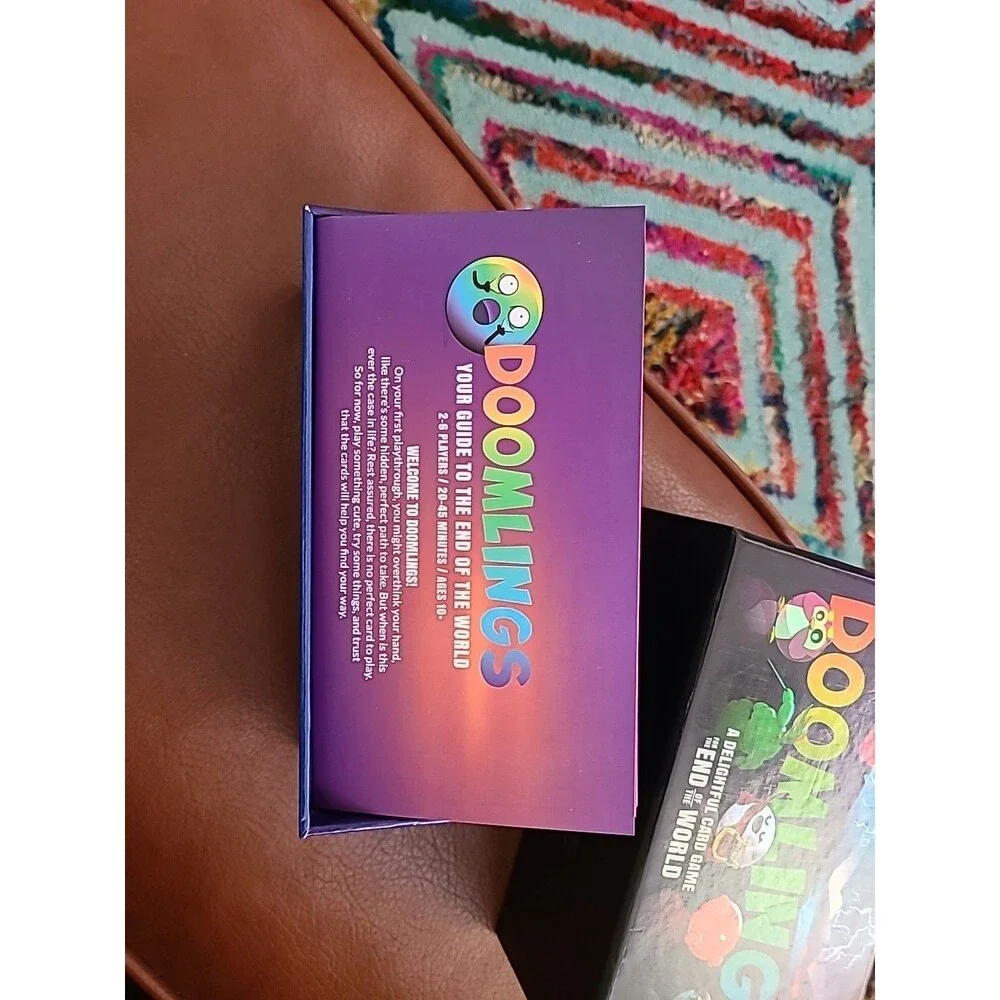 Breaking Games Doomlings Card Game Open Box Used As A Prop. No Holofoil Card